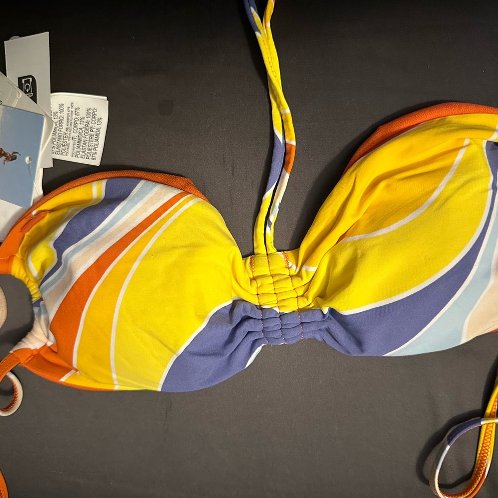 Roxy Orange Bikini Top
